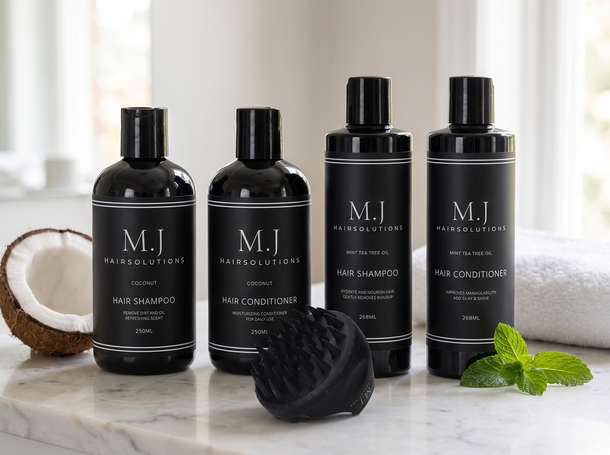Shower Bundle set van M.J Hairsolutions